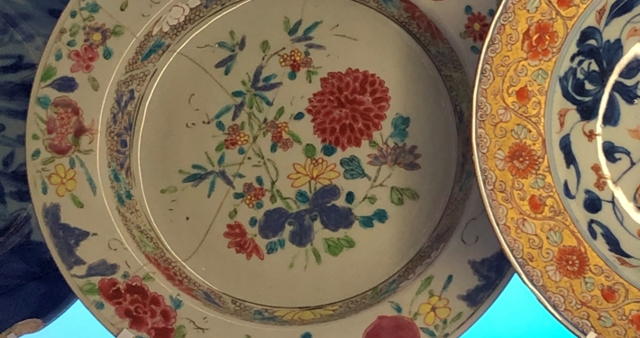 Image of Chinese porcelain plates, Susans topic for her event at the Canadian Society of Decorative Arts